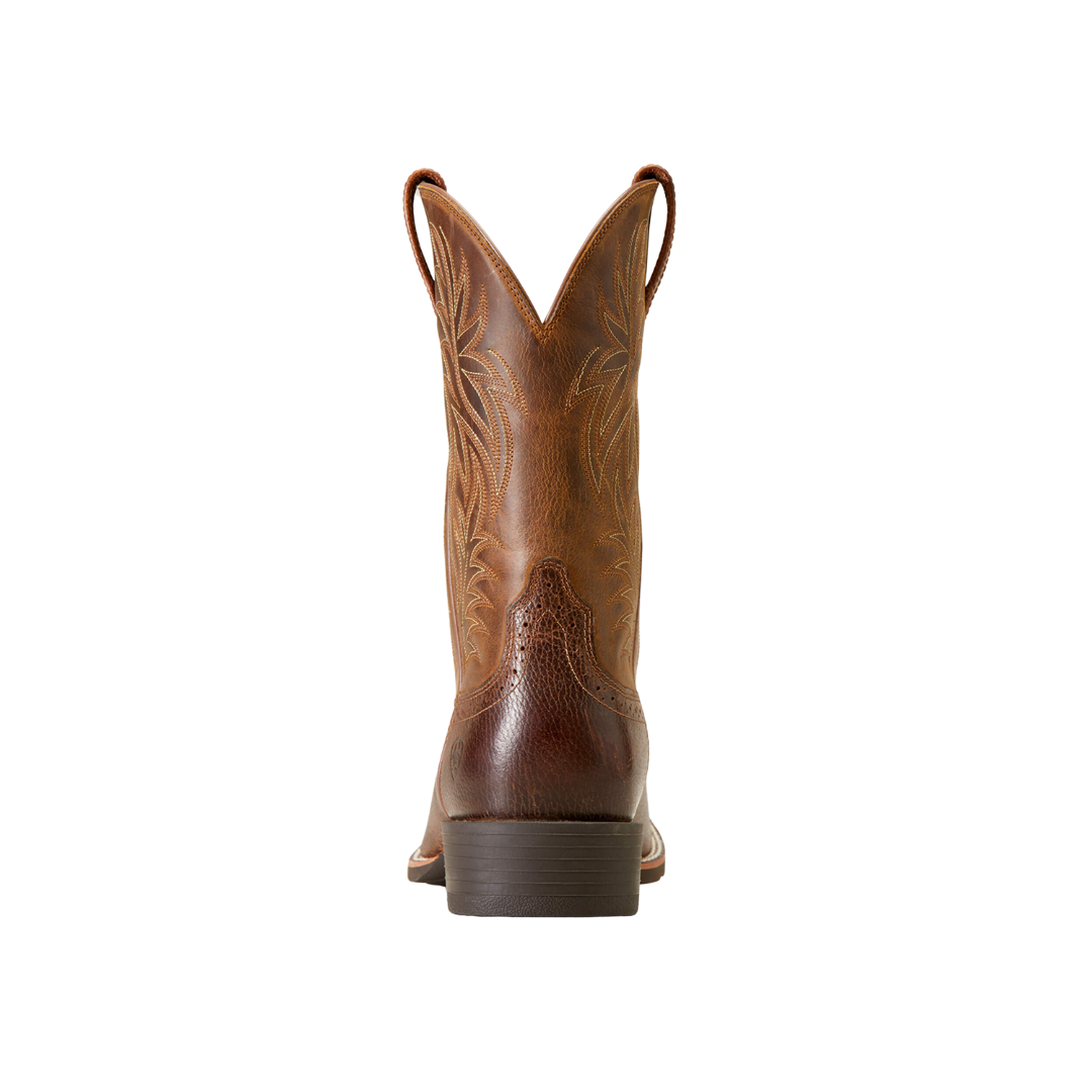 Ariat Men's Sport Wide Cowboy Fiddle Brown Boots