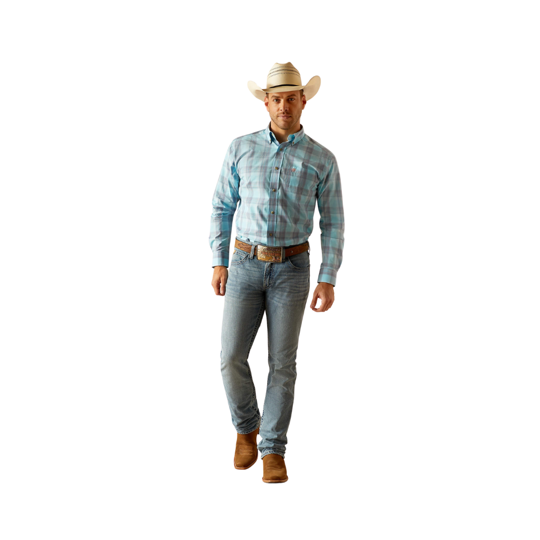 Ariat Men's Pro Series Kane Classic Fit Sky Shirt