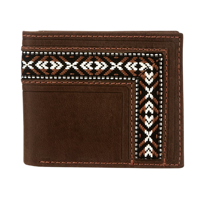 Trenditions Justin Bifold Aztec Trim Wallet