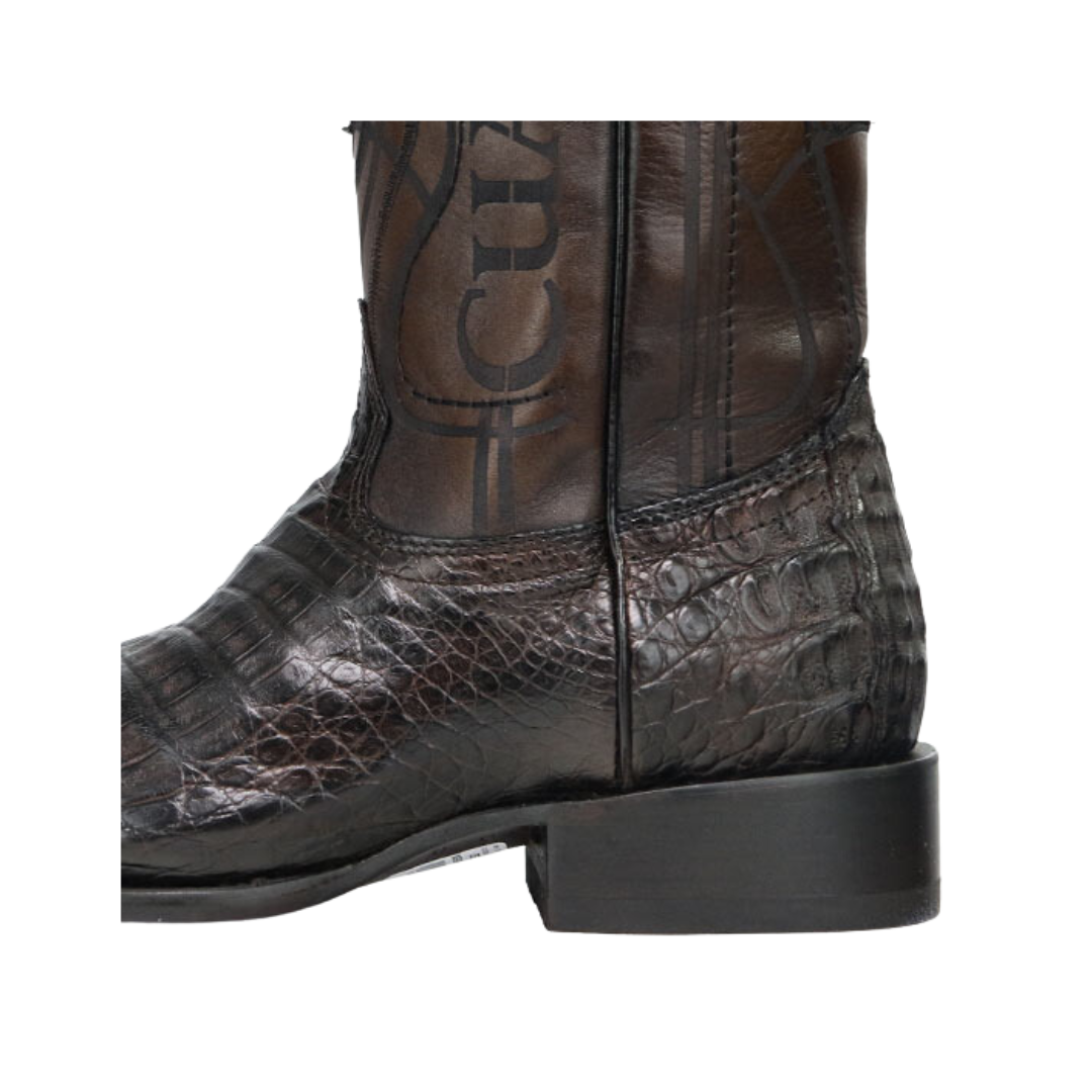 Cuadra Men's Brown Caiman Cowboy Boots