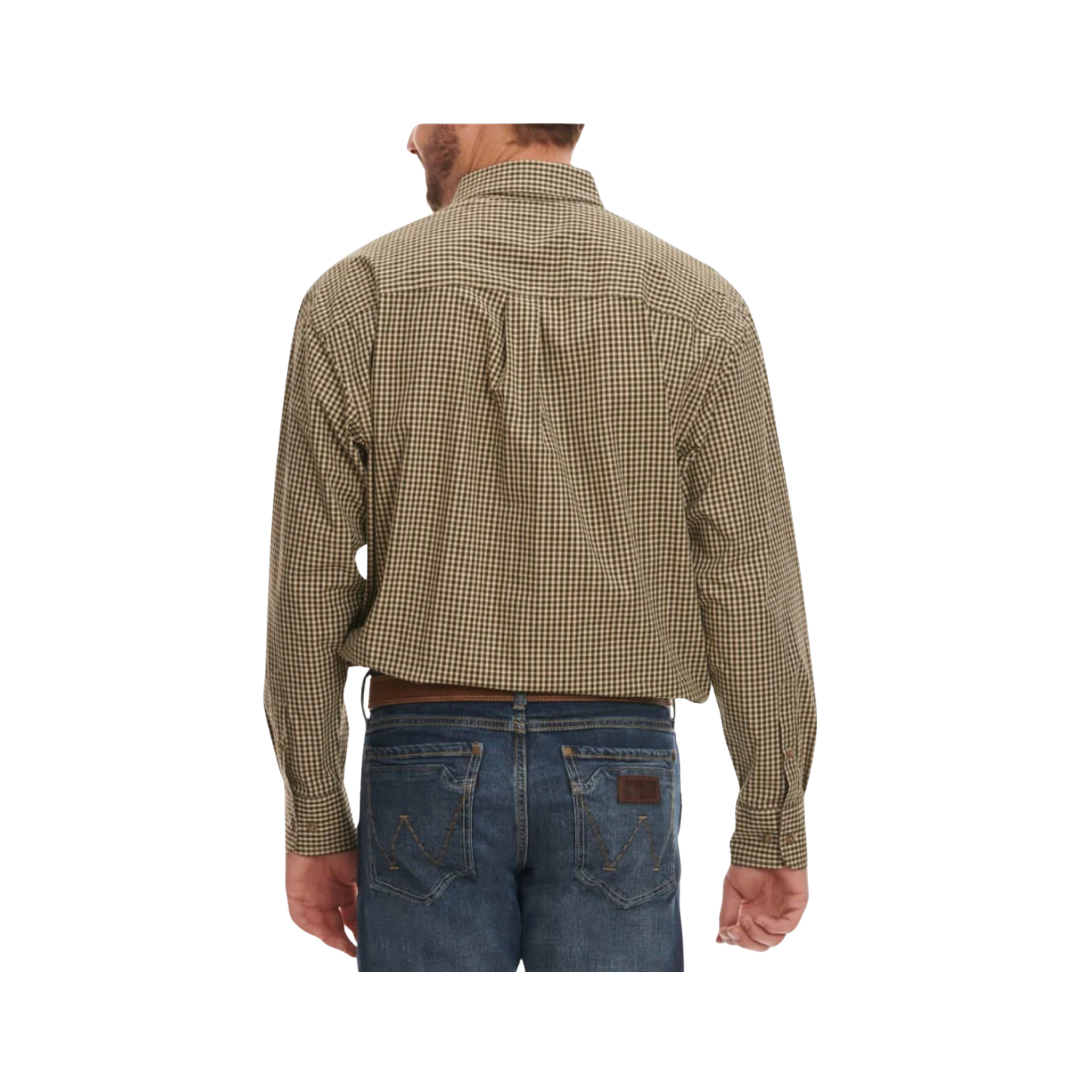 Wrangler George Men's Strait Green Shirt