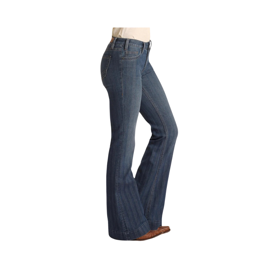 Panhandle Slim Rock &amp; Roll Stretch Mid Rise Trouser Jeans