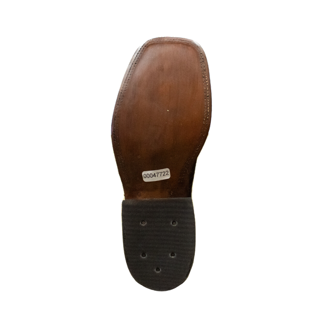Anderson Bean Men's Caiman Belly Brown Boots