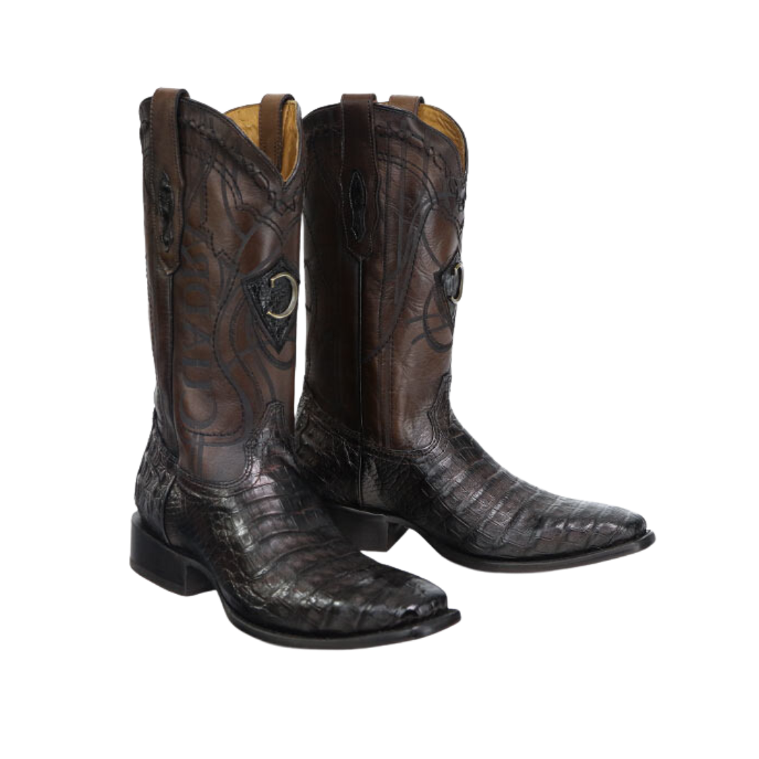 Cuadra Men's Brown Caiman Cowboy Boots