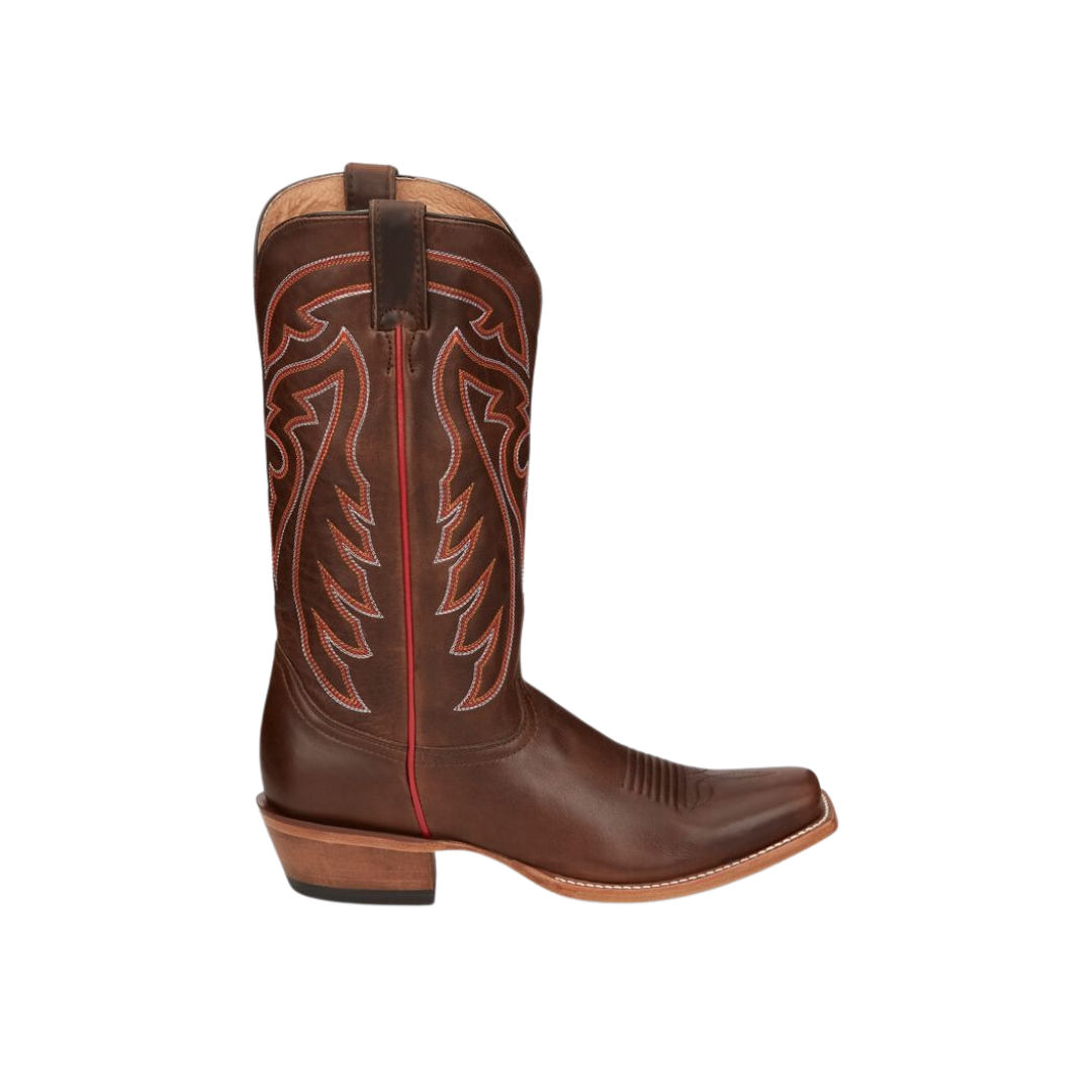 Justin Men's Brindle Medium Square Brown Boots