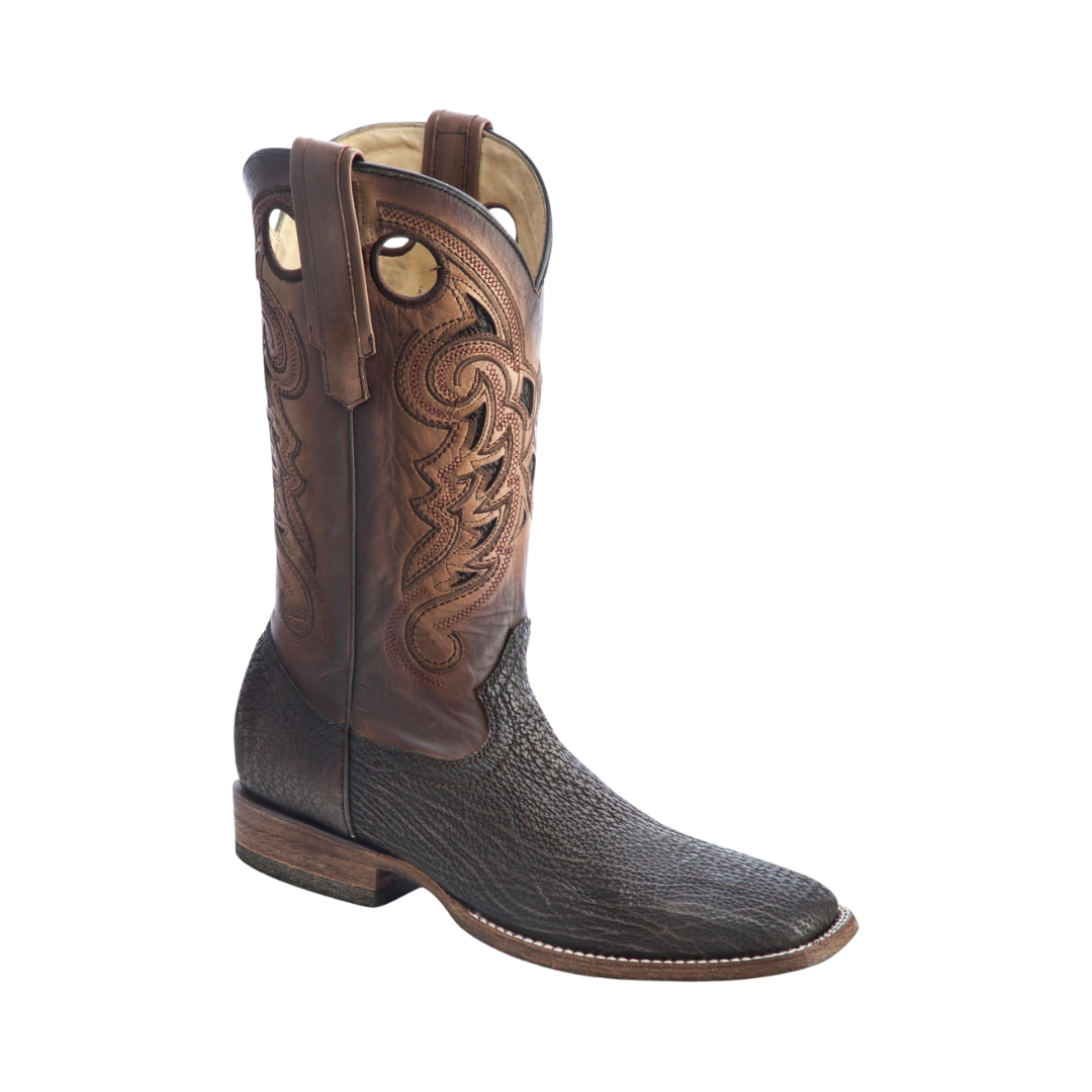 Corral Men's Brown Shark Print Square Toe Boots