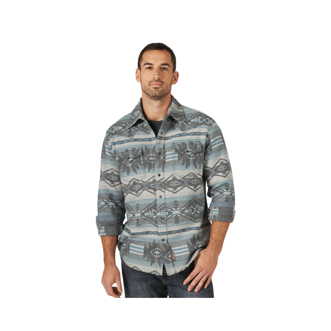 Wrangler Men's Retro Premium Long Sleeve Shirt