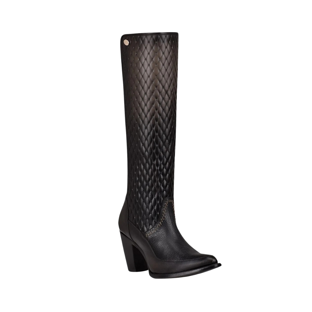 Cuadra Women's Nld Taupe Elastic Round Toe Boots
