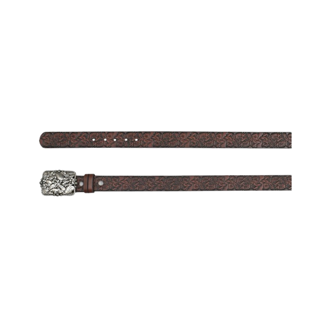 Catchfly Women's Western Leather Brown Belt