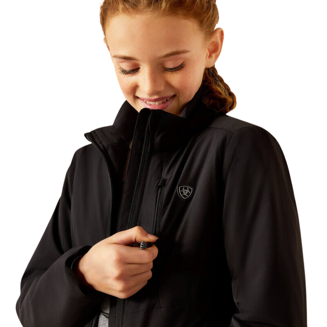 Ariat Youth Girl's Rion Stretchshell Insulated Black Jacket