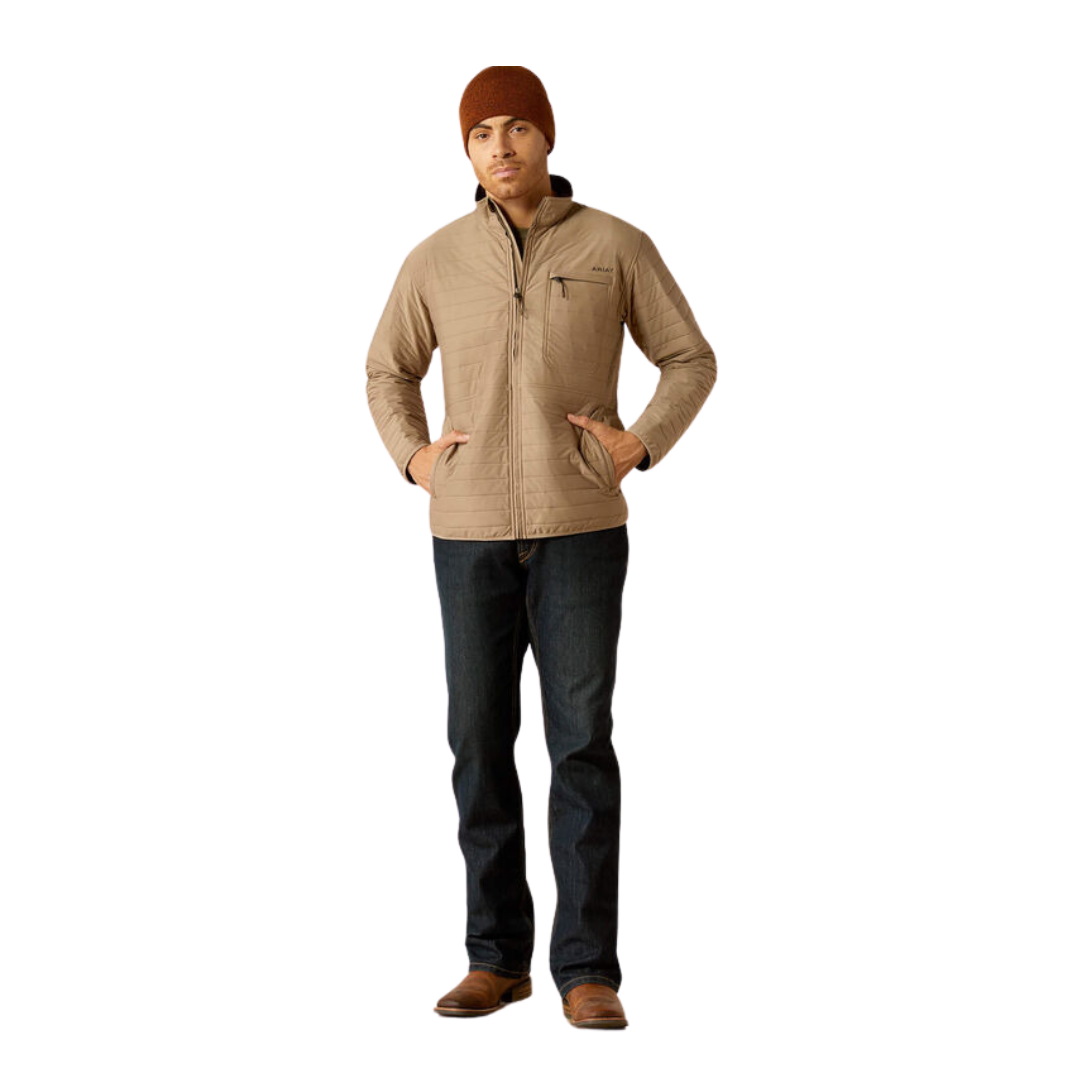 Ariat Men's Wylie Full Zip Khaki Jacket