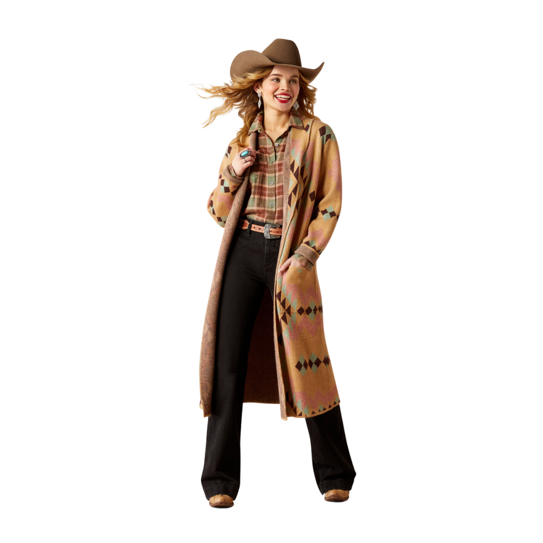 Ariat Women's Sunset Chic Spark Geo Jacquard Coat
