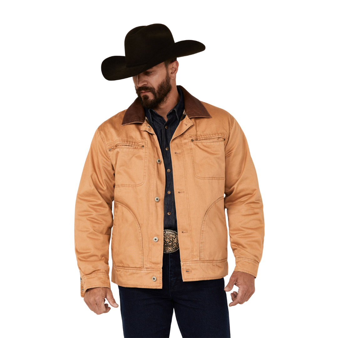 Resistol Clothing Men's Journey Solid Light Brown Jacket