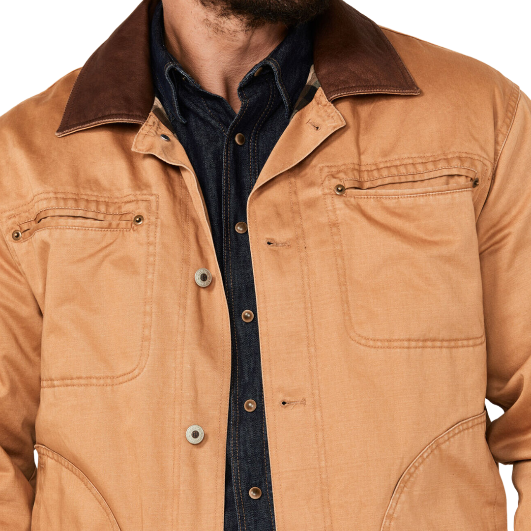Resistol Clothing Men's Journey Solid Light Brown Jacket