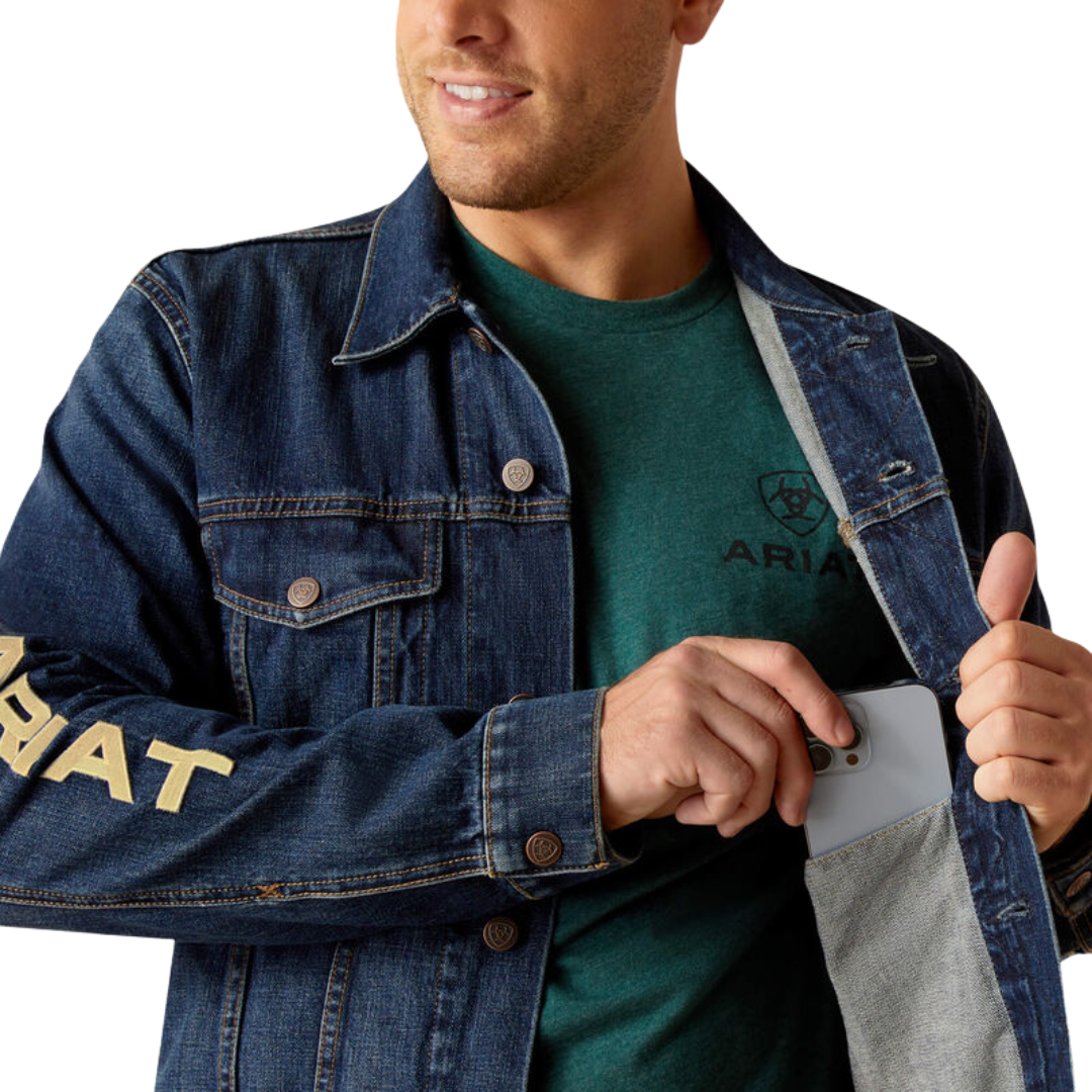 Ariat Men's Denim Team Trucker Richford Jacket