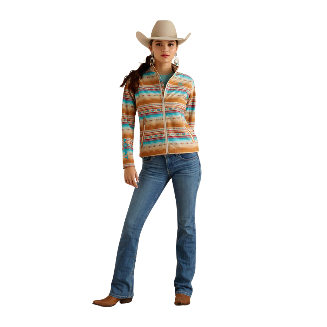 Ariat Women's New Team Softshell Fallon Serape Print Jacket
