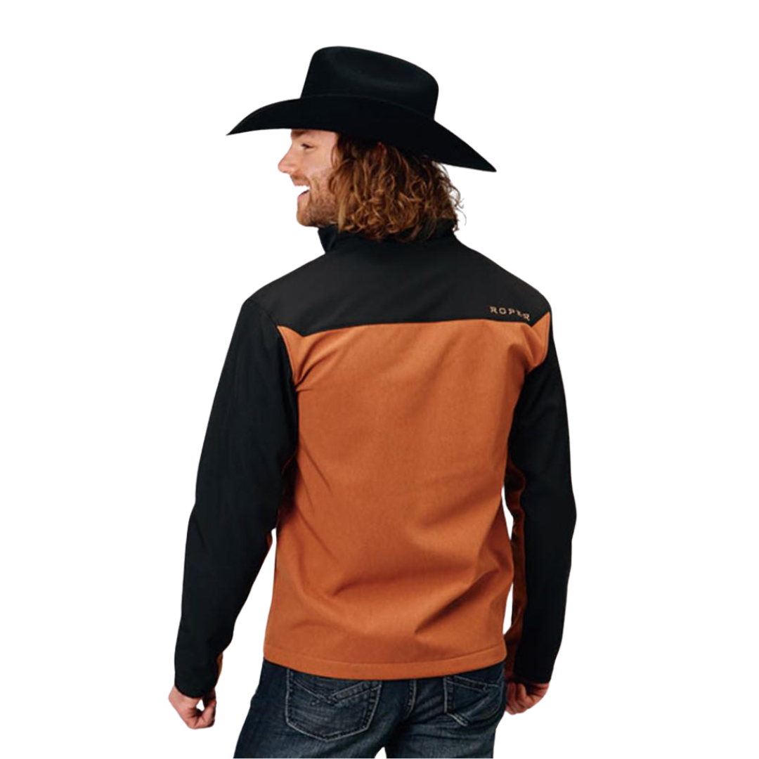 Roper Men's Tech Series Softshell Caramel Jacket - Versatile Western Style