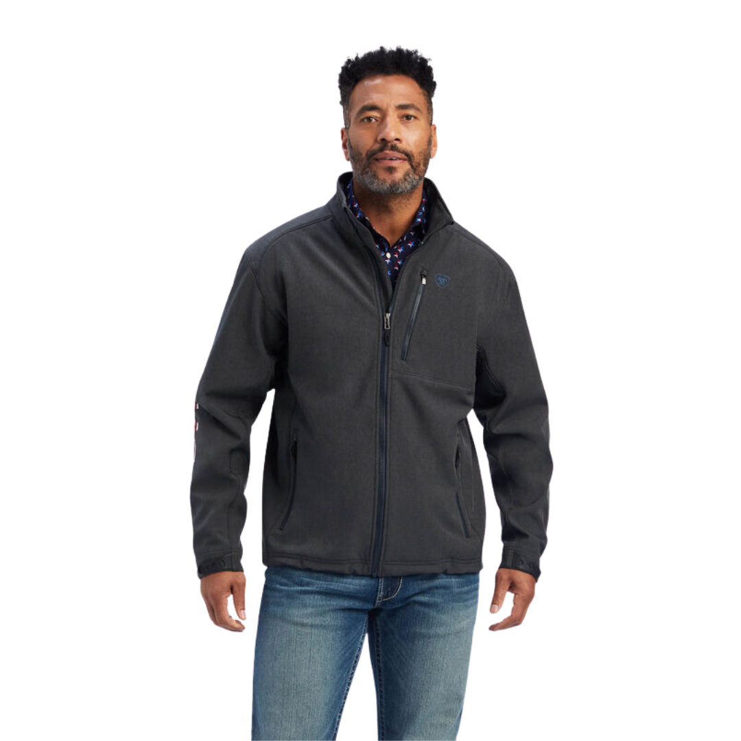 Ariat Men's Logo 2.0 Patriot Charcoal Jacket