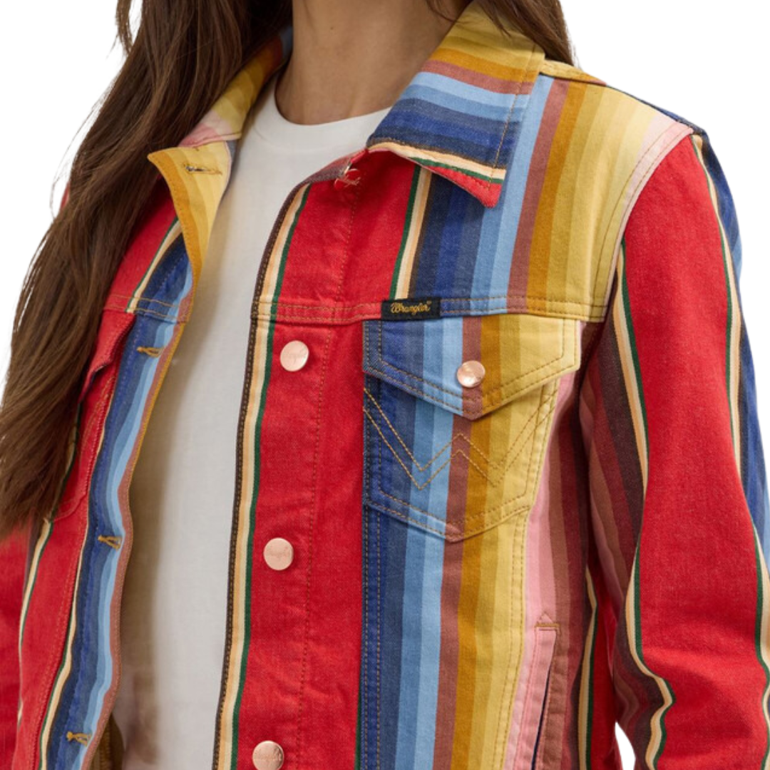 Wrangler Women's Lainey Wilson Rodeo Stripe Jacke