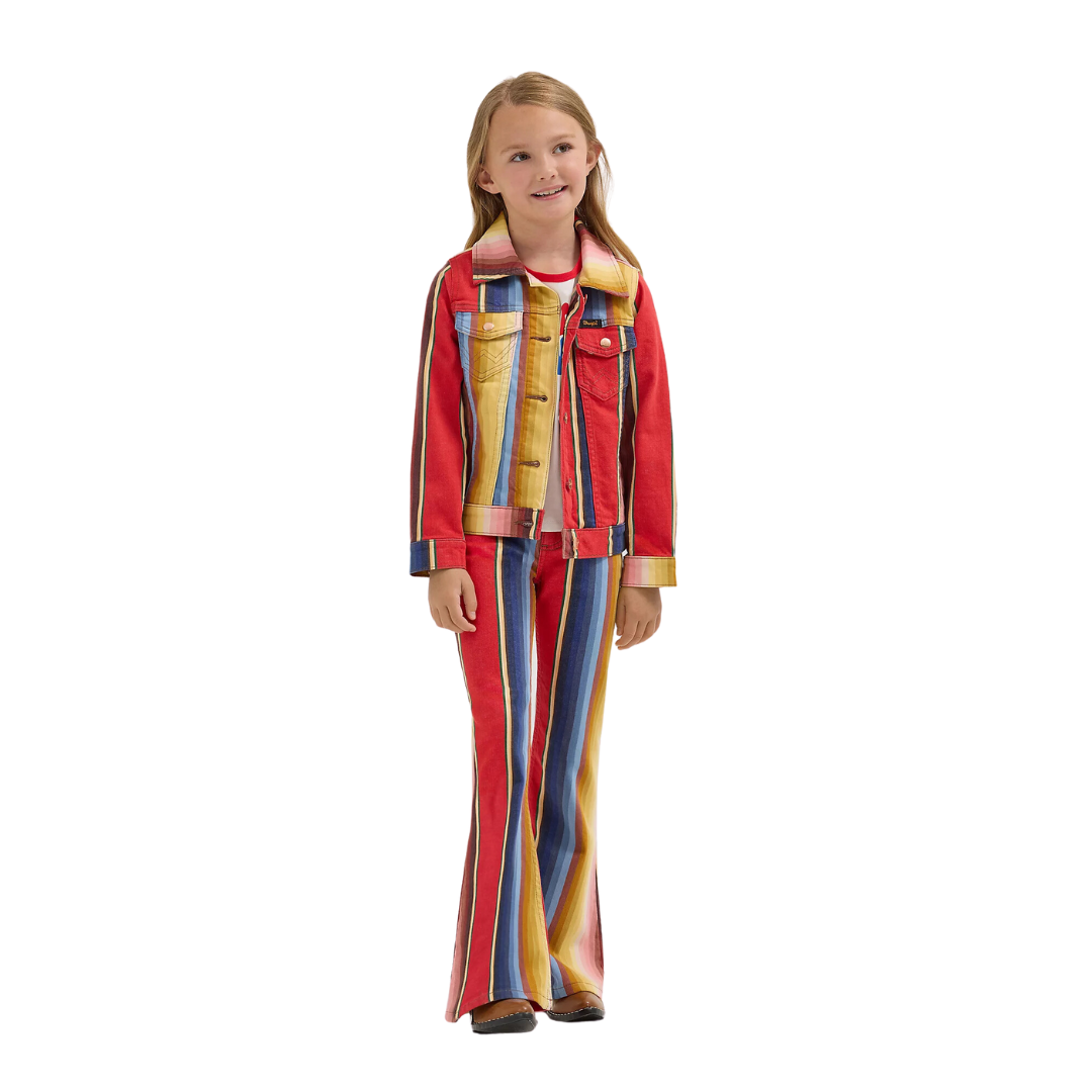 Wrangler Youth Girl's Lainey Wilson Rodeo Ben Stripe Jacket