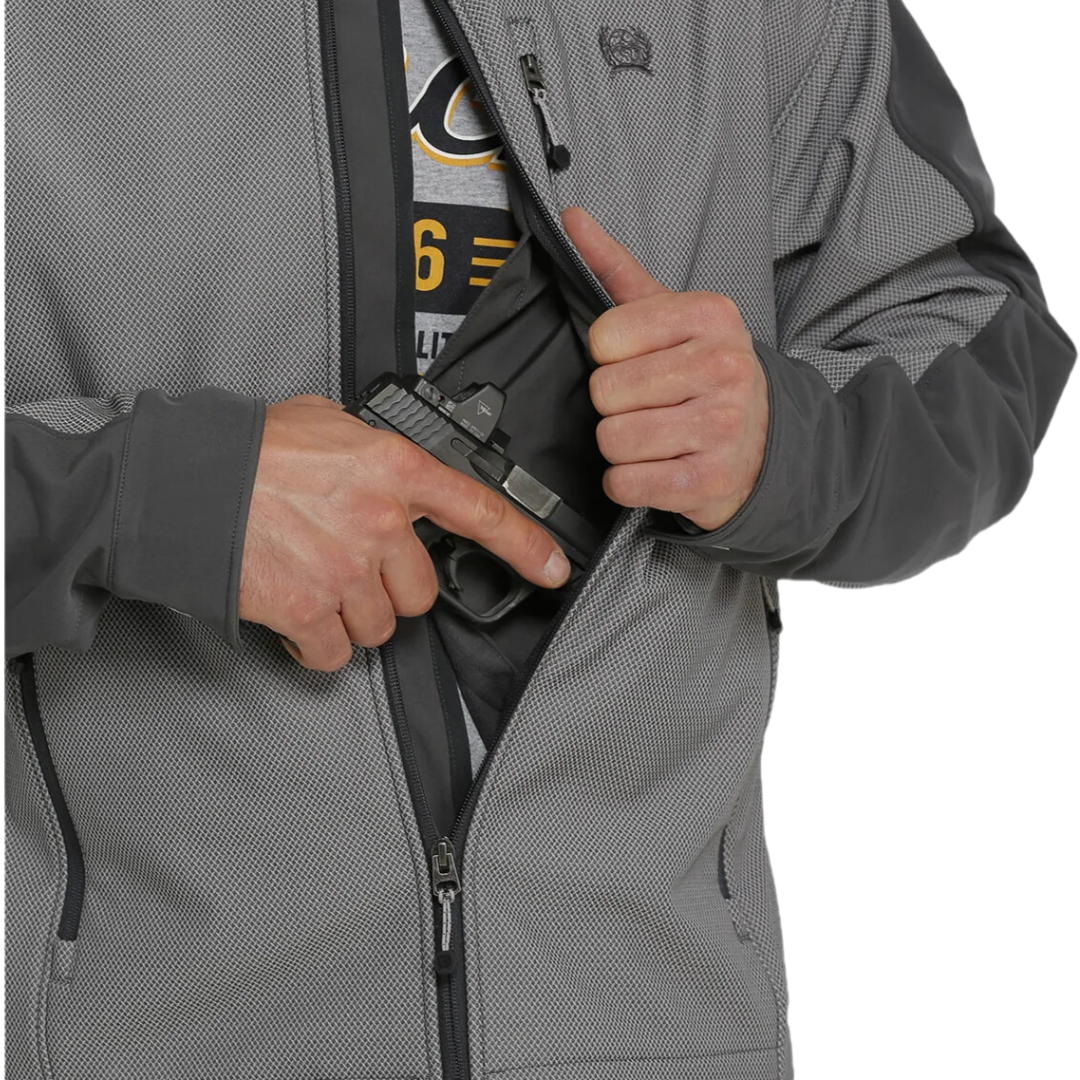 Cinch Men's Concealed Bonded Grey Jacket