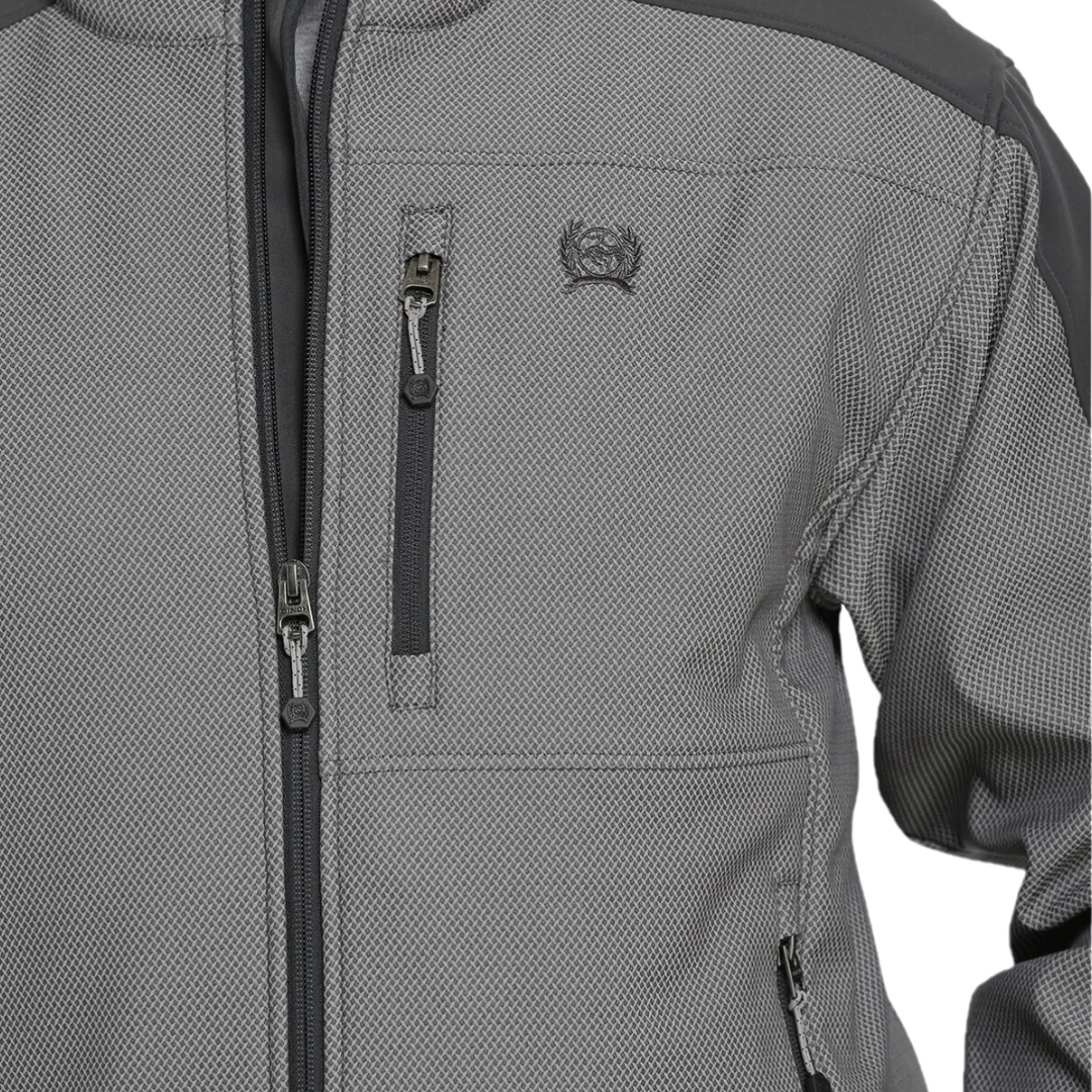 Cinch Men's Concealed Bonded Grey Jacket