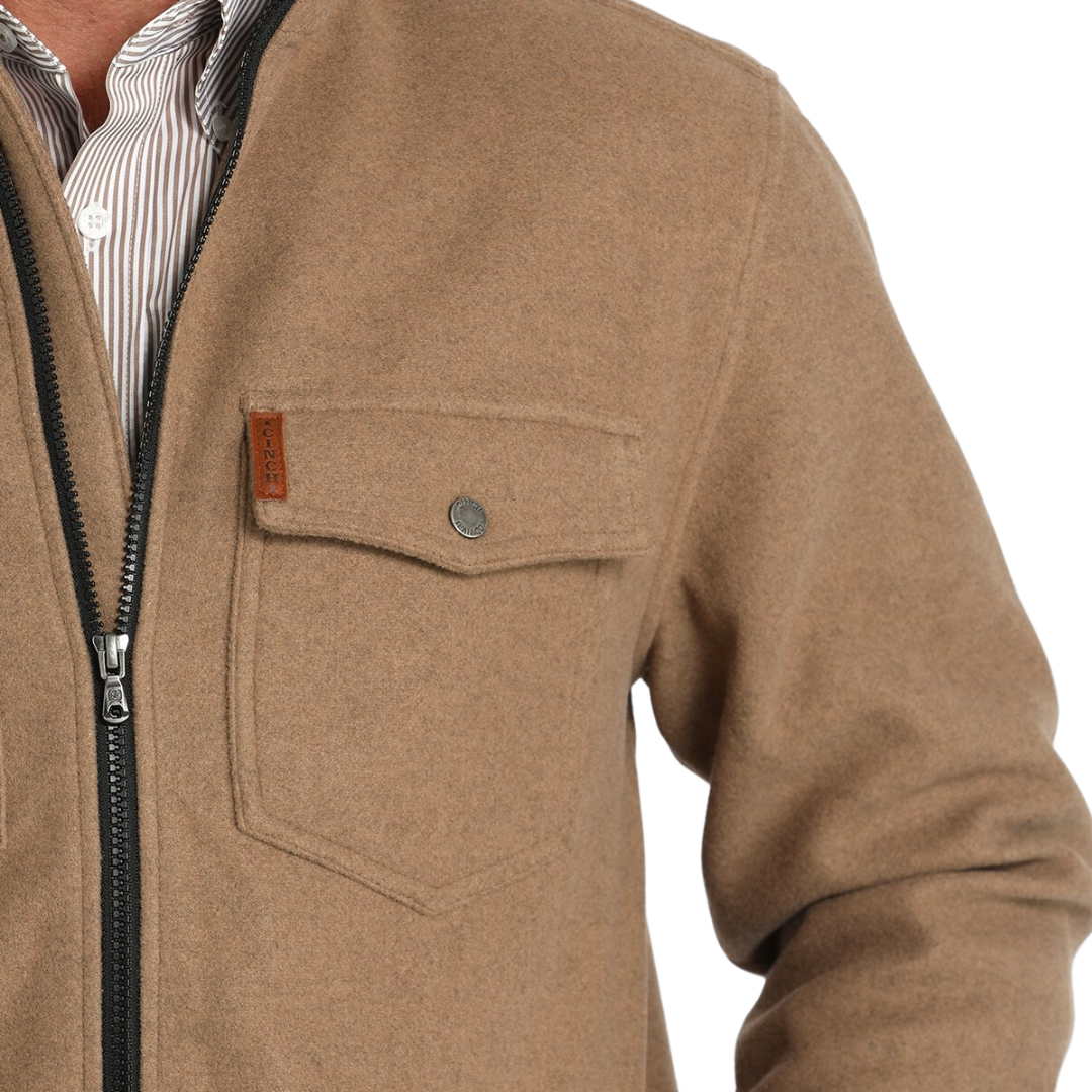 Cinch Men's Khaki Shirt Jacket