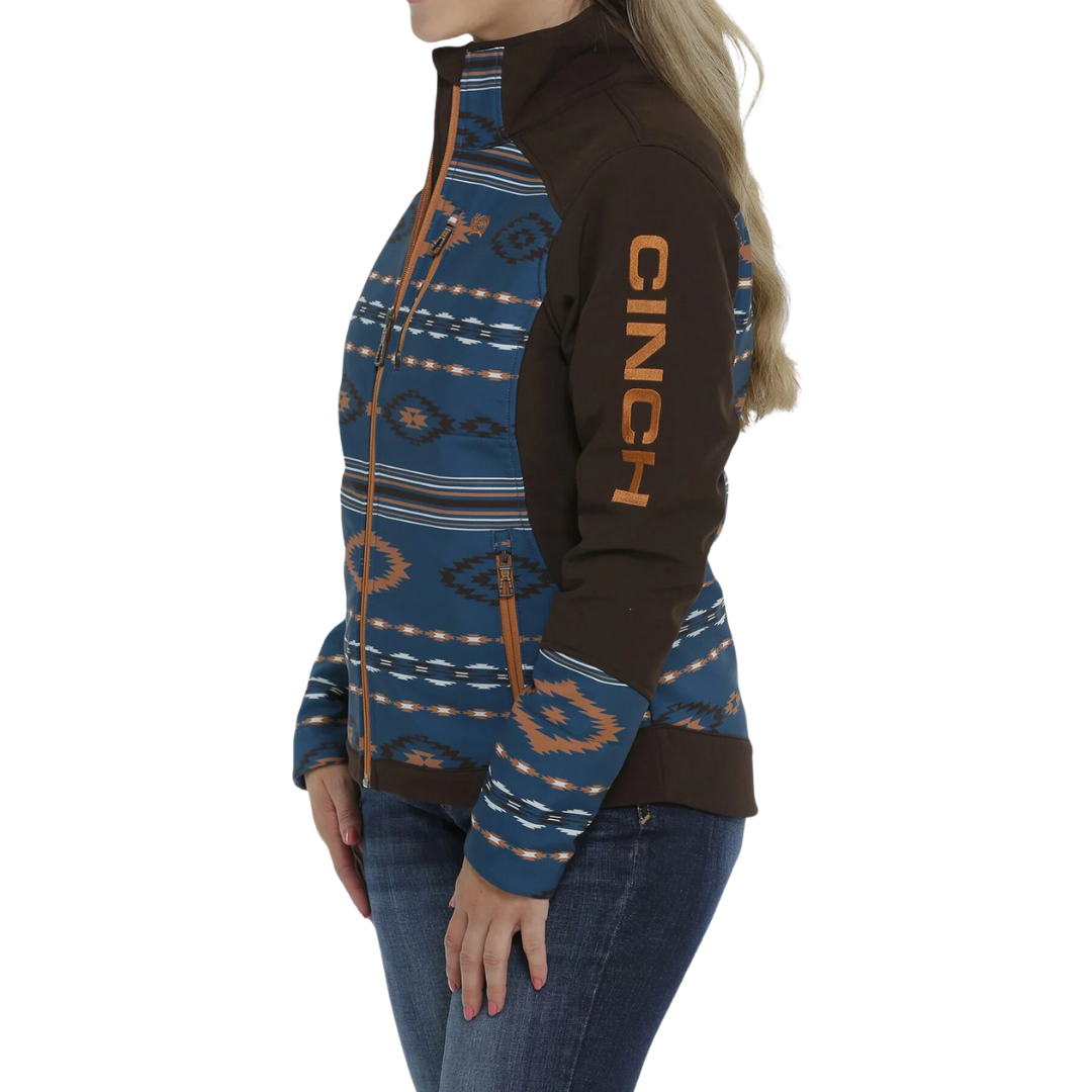 Cinch Women's Concealed Carry Solid Bonded Aztec Brown Jacket
