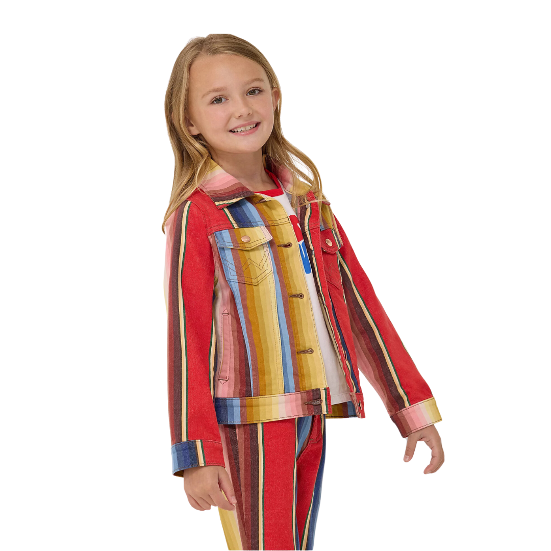 Wrangler Youth Girl's Lainey Wilson Rodeo Ben Stripe Jacket