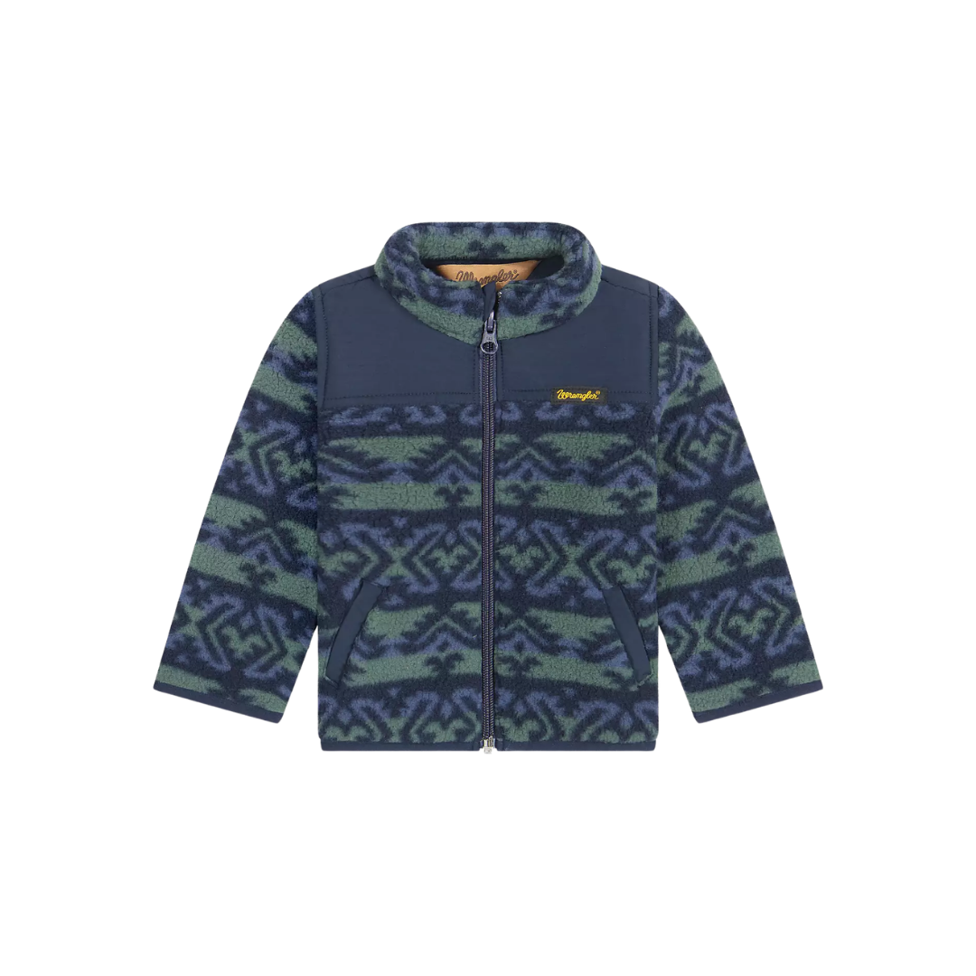 Wrangler Infant Boy's Full Zip Hay Away Dark Forest Jacket
