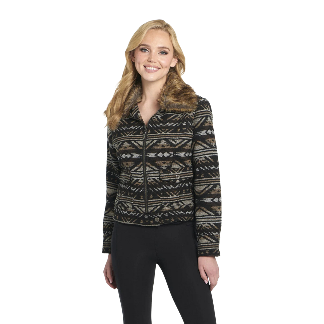 Sidran Women's Americano Navajo Brown Jacket