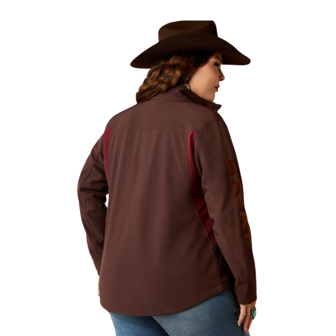 Ariat Women's New Team Softshell Chocolate Plum Jacket