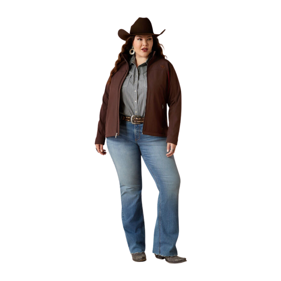 Ariat Women's New Team Softshell Chocolate Plum Jacket