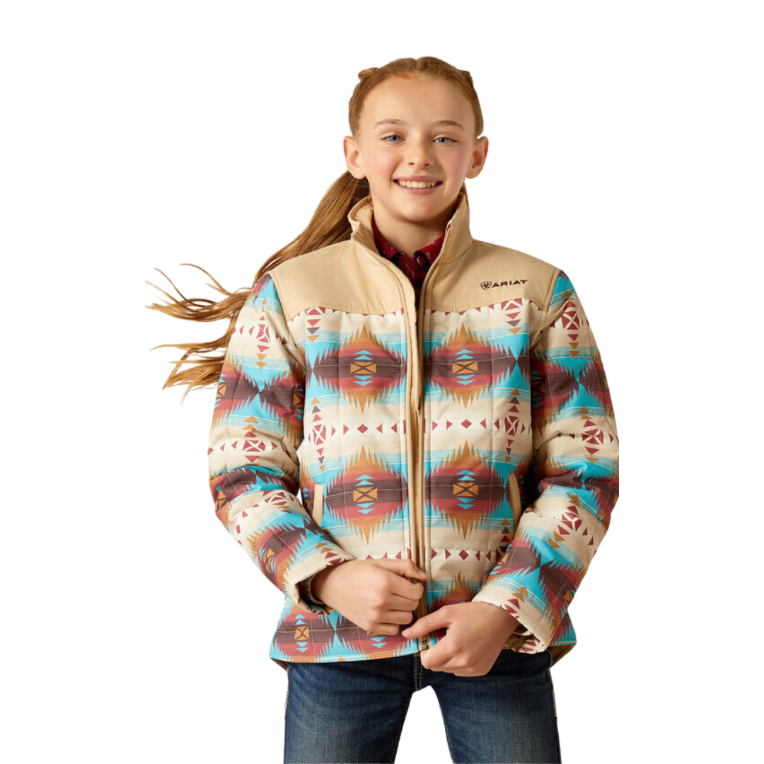 Ariat Youth Girl's Crius Southwest Print Multicolor Jacket