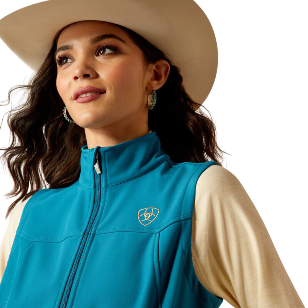 Ariat Women's New Team Softshell Ocean Print Vest