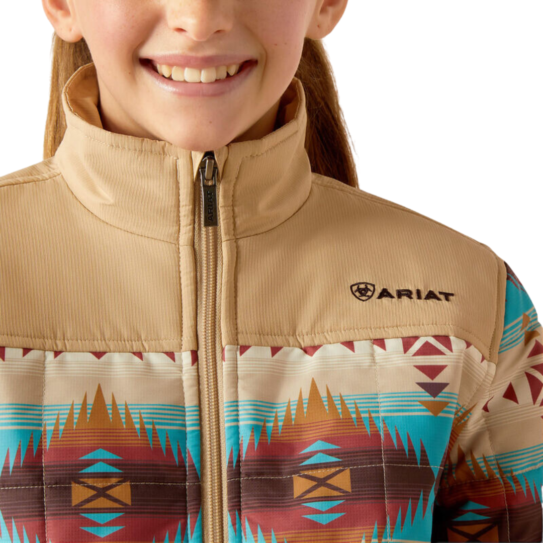 Ariat Youth Girl's Crius Southwest Print Multicolor Jacket
