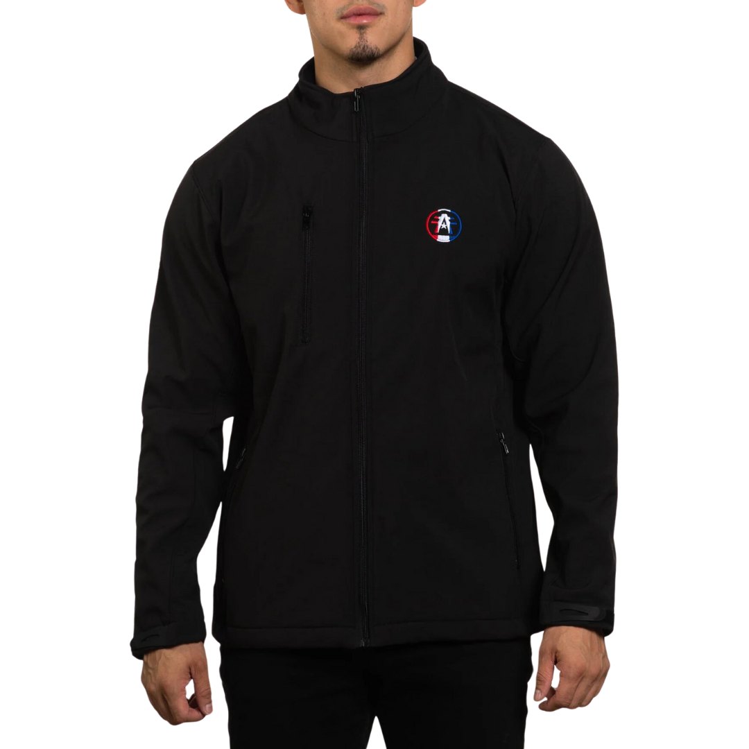 American Fighter Men's Diamond Bar Mock Jacket