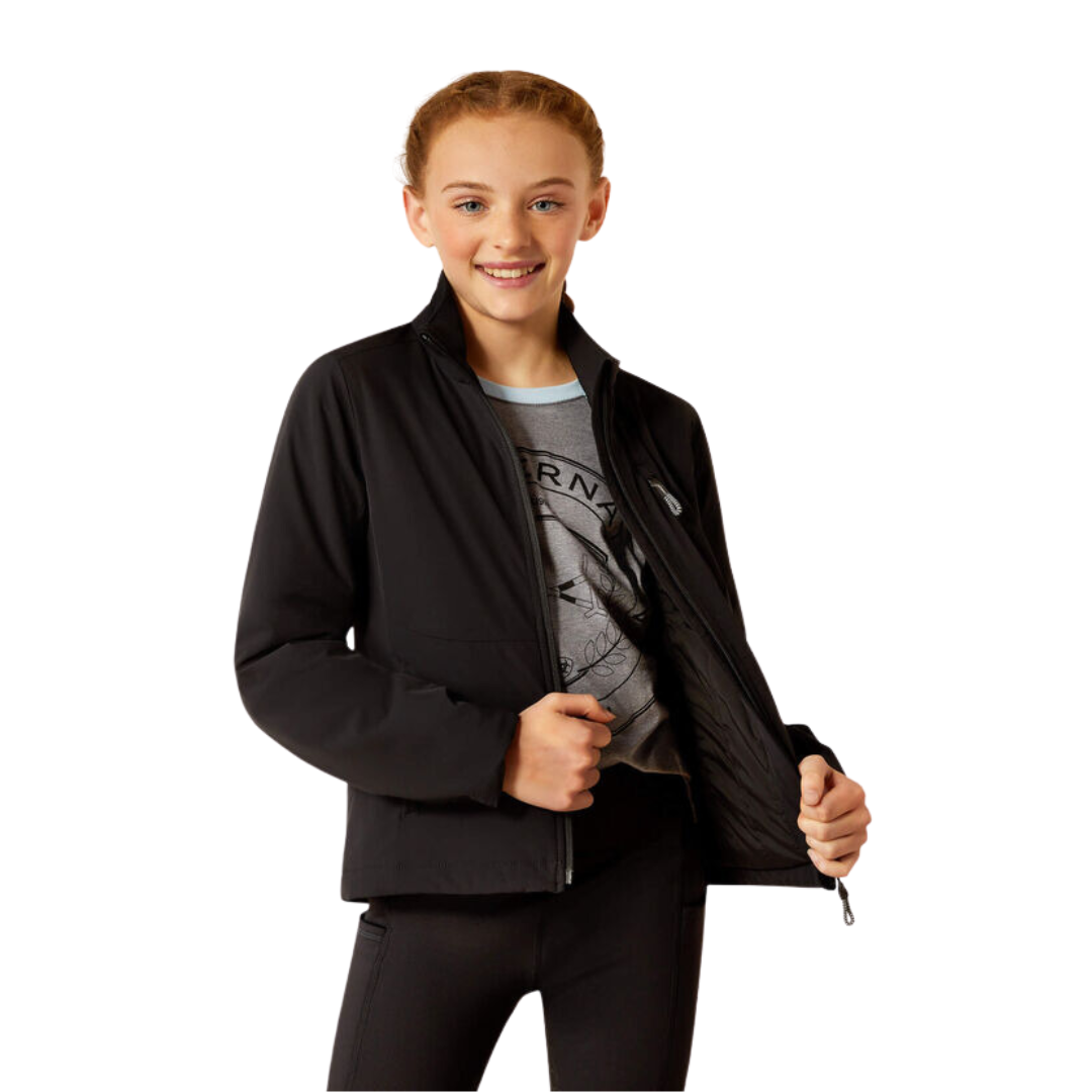 Ariat Youth Girl's Rion Stretchshell Insulated Black Jacket