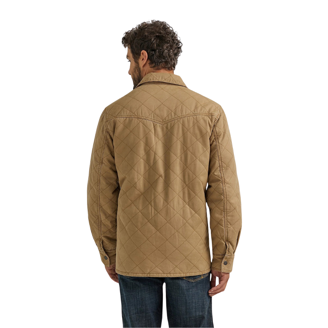 Wrangler Men's Reversible Quilted Shirt Jacket