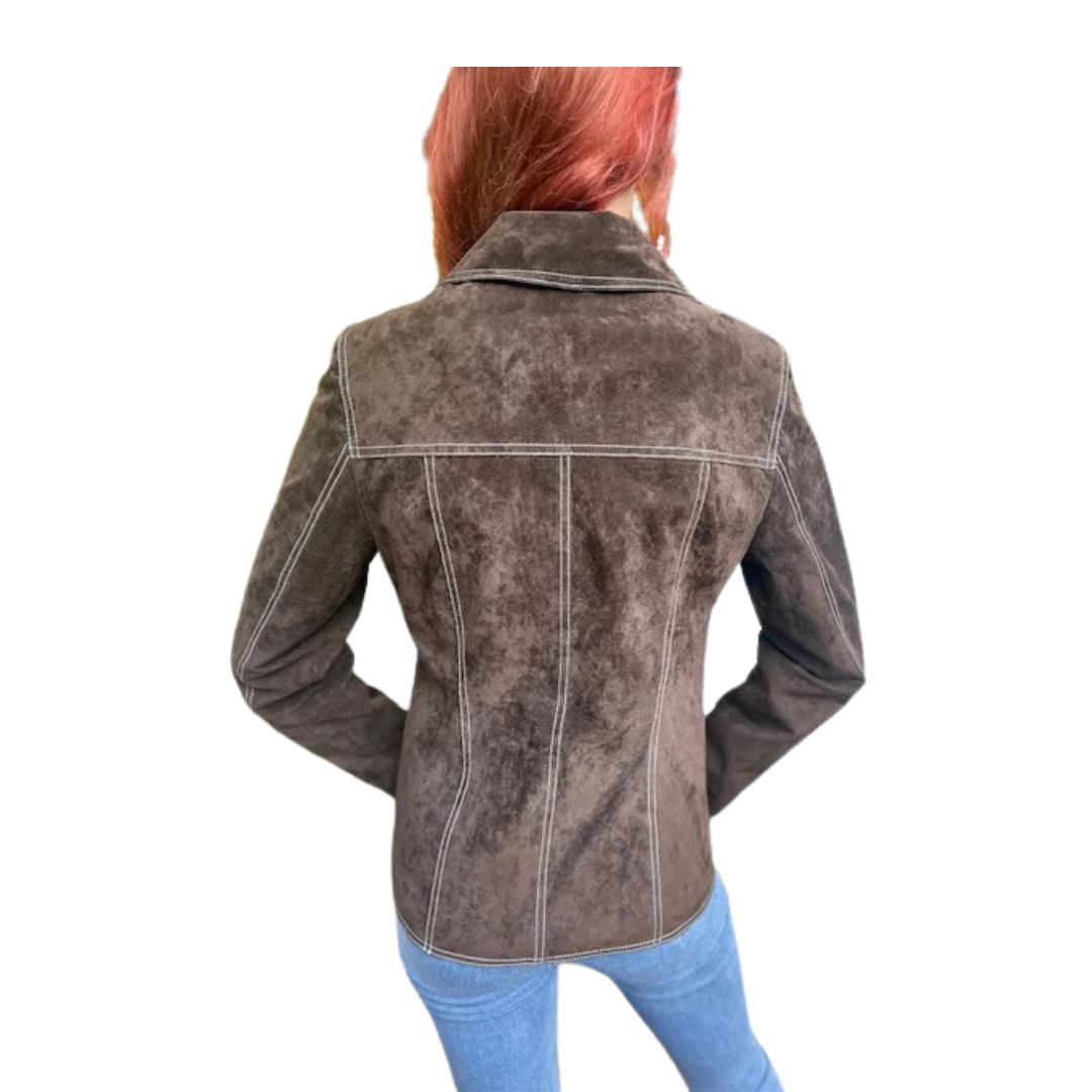 Montana Co Women's Leather Chocolate Jacket