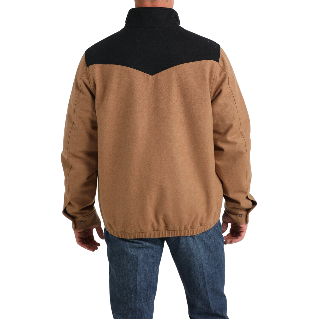 Cinch Men's Wooly Brown And Black Jacket