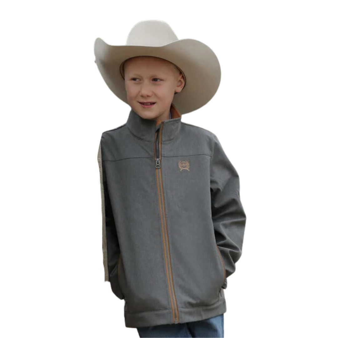 Cinch Youth Boy's Bonded Grey Jacket