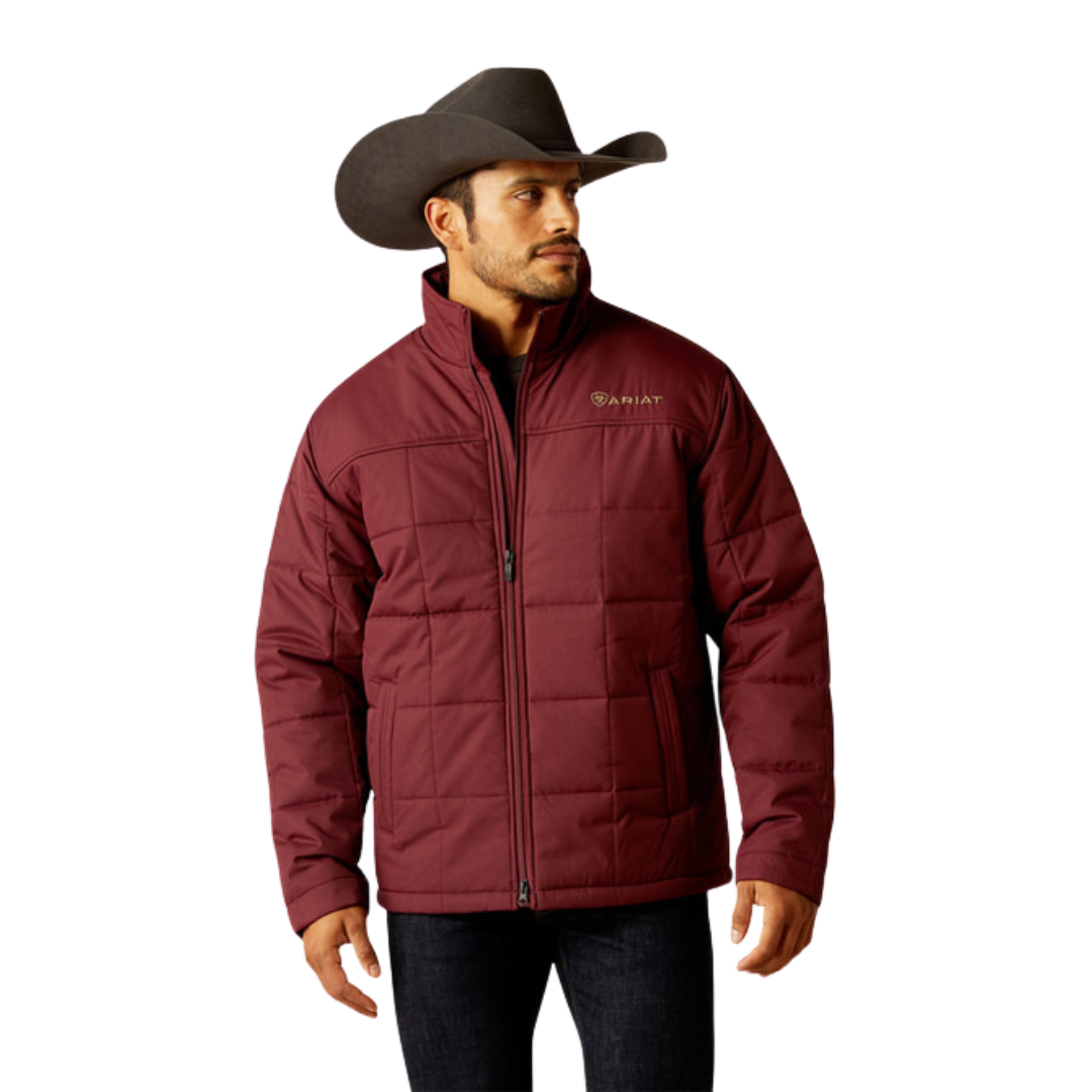 Ariat Men's Crius Insulated Windsor Wine Jacket