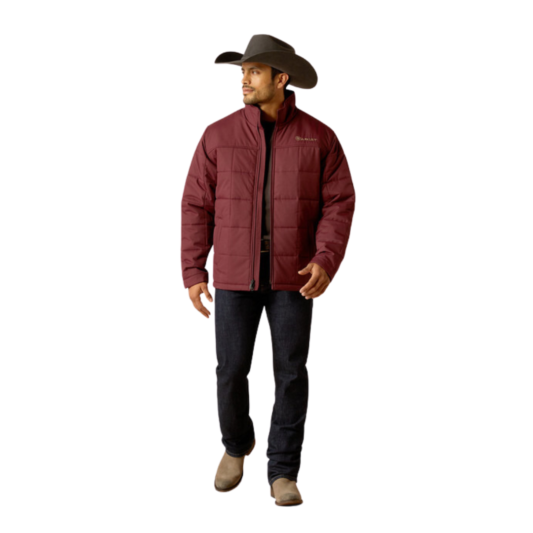 Ariat Men's Crius Insulated Windsor Wine Jacket
