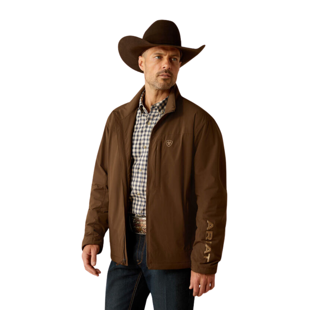Ariat Men's Pioneer Stretchshell Brown Jacket
