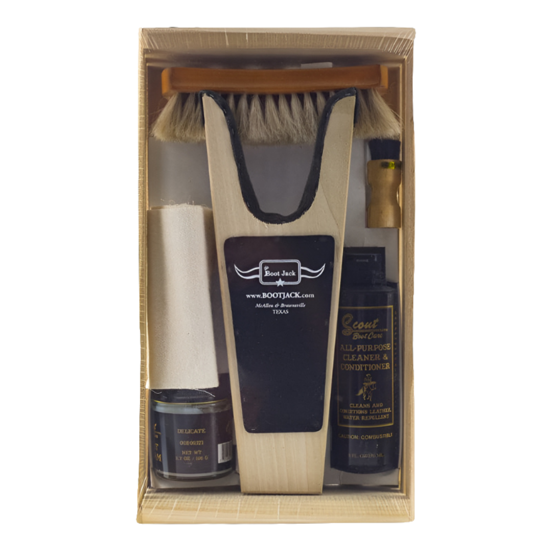 M&amp;F Unisex Kit Brown Boot Care