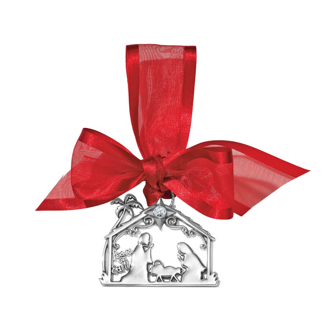 Brighton Christmas Manger Ornament