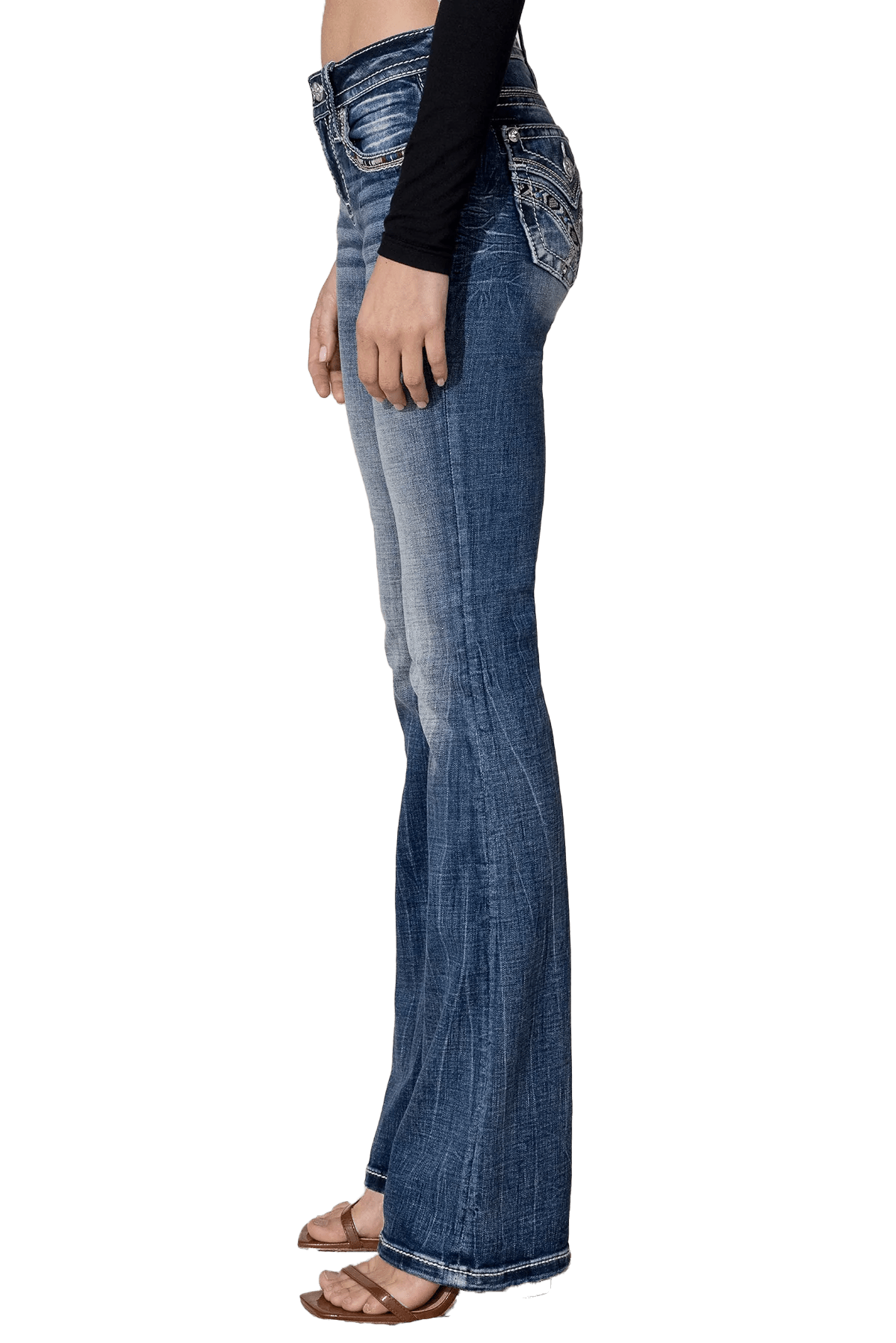 Miss Me Boot Cut Tribal Road Jeans