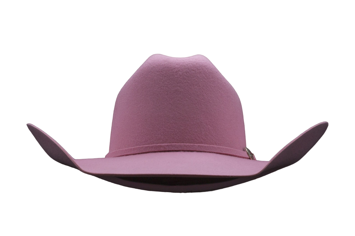 Prohats Women's Pink Stockyard Open Crown Hat