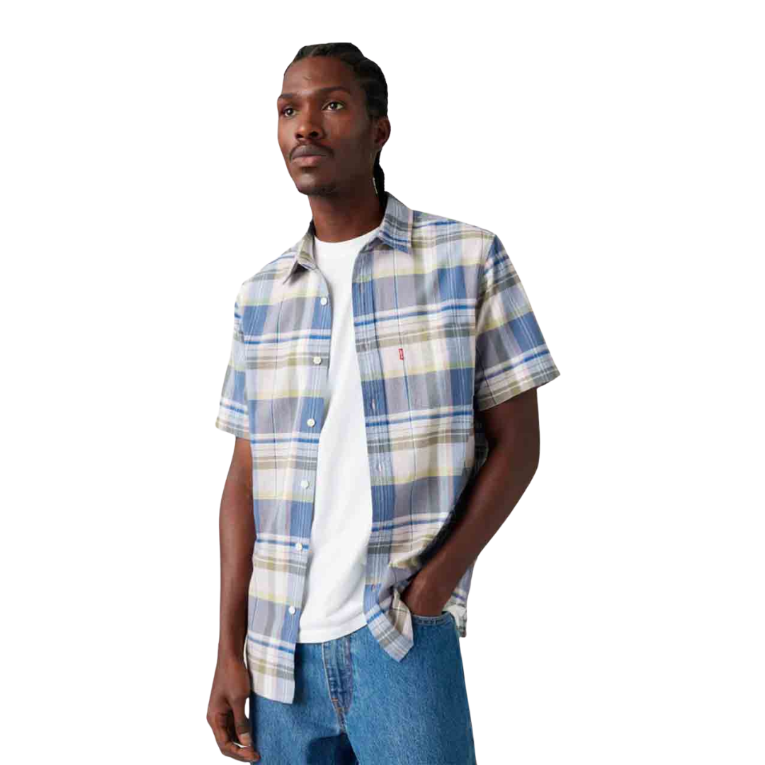 Levi Strauss Men's Classic Keith Blue Shirt